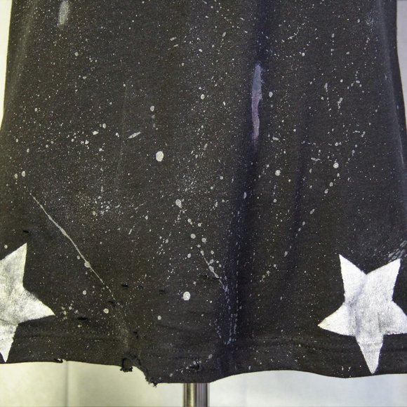 Mickey Mouse Skull Handmade Distressed Shirt - Picture 2 of 6